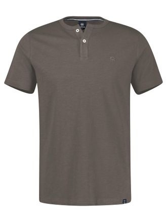 Lerros T-Shirt LERROS T-Shirt mit Rundhalsausschnitt, grosse Gr&ouml;ssen, Herren, Gr. 4XL, basalt grau, 100% Baumwolle, Rundhals, Shirts T-Shirt