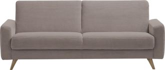 Exxpo Sofa Fashion 3-Sitzer »Samso, elegant und bequem, aktueller Cord Bezug, Kippcouch« hochwertige Verarbeitung, Schlafsofa inkl. Bettfunktion und Bettkasten