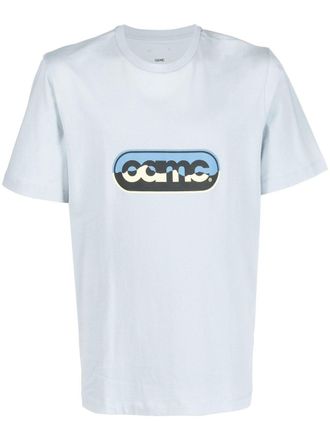 OAMC T-shirt con stampa - Blu