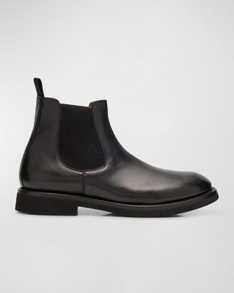 Kiton Mens Calfskin Chelsea Boots