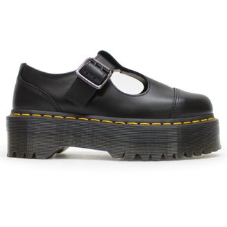 Dr. Martens Bethan Polished Smooth leather Womens Comfort Shoes - Black - Size:UK 4