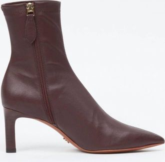 Rag & Bone Womens Mercer Leather Ankle Boots In Bordeaux