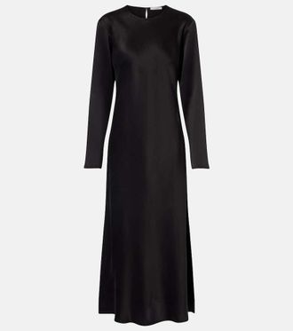 Asceno Salina silk charmeuse maxi dress