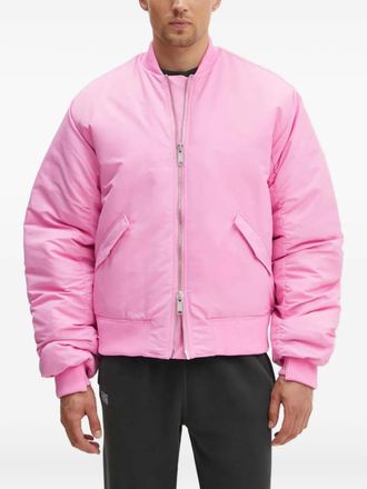 Won Hundred long-sleeve bomber jacket - men - Recycled Polyamide/Polyester/Recycled Polyester - 50 - Pink