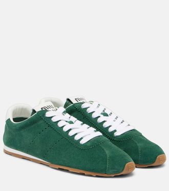 Miu Miu Plume suede sneakers