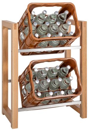 Clp Clp - Estanter&iacute;a Para Cajas De Bebidas Robin Roble Para 2 Cajas