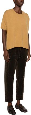 C.T. Plage Cashmere Ronde Hals Trui - Dames - Ronde hals truien - Geel - XS - Kasjmier - Truien & Vesten