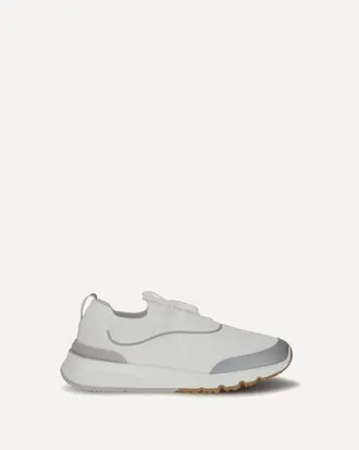 Brunello Cucinelli Techno cotton knit Sneakers runners Male 45