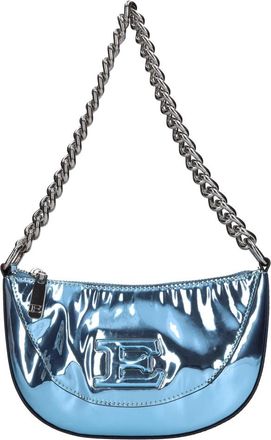 Ermanno Scervino Imitatielederen Schoudertas - Dames - Schoudertassen - Blauw - ONE Size - Leer - Tassen