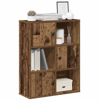 vidaXL Vidaxl Libreria Legno Vecchio 60x24x76,5 Cm In Legno Multistrato