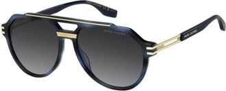 Marc Jacobs 876/S Zonnebril - Heren - Accessoires - Blauw - Maat: 57 MM