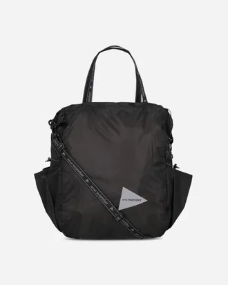 And Wander Sil Tote Bag Black