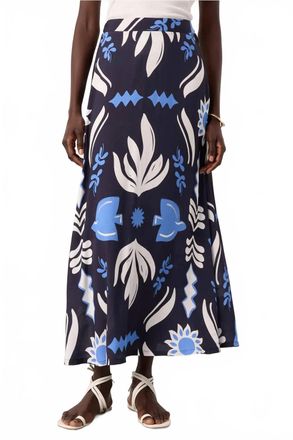 Fifteen Twenty Lexi Skirt In Cream/black Print