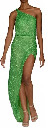 Sherri Hill Womens Prom Dress In Neon Green