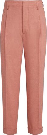 Brunello Cucinelli Double pleated trousers in Apricot at Nordstrom, Size 52 It
