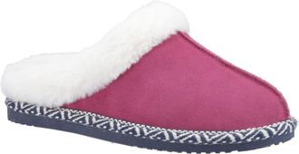 Hush Puppies Amara Su&egrave;de Vrouwen Roze Pantoffels