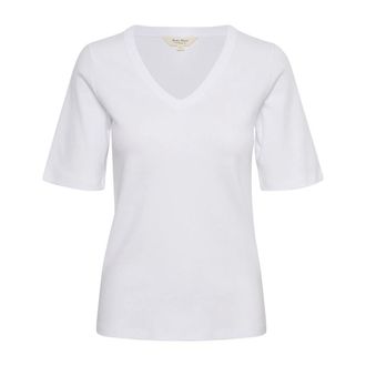 Part Two Camiseta blanca con cuello en V - Tops - Mujer - Blanco - 2XL