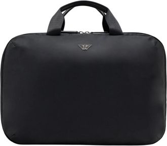 Emporio Armani Borsa da viaggio - Heren - Laptoptassen - Zwart - ONE Size - Tassen