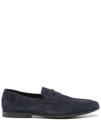 Canali suede loafers - Blue