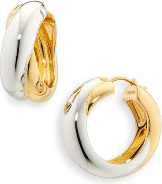 Missoma Lucy Williams Intertwined Hoop Earrings in Mixed at Nordstrom