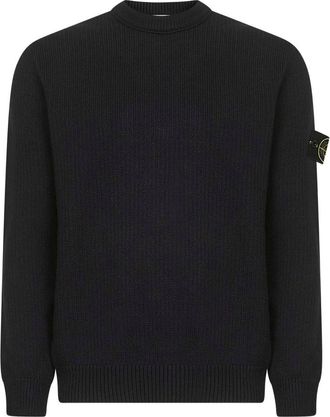 Stone Island Ribbed Crew-neck Sweater