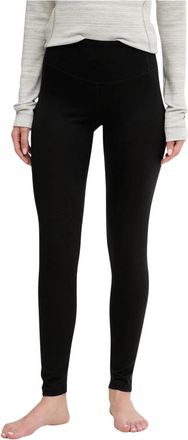 Icebreaker Merino 200 Oasis High Rise Leggings - Dames - Trainingsleggings - Zwart - XS - Wol - Fitness