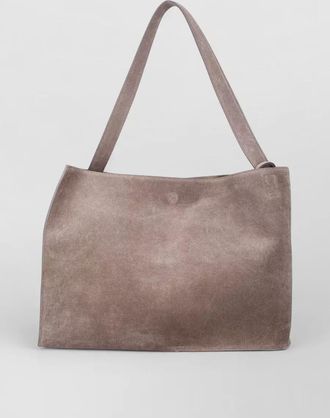 STUDIO NICHOLSON reflection suede tote shoulder bag