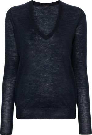 Joseph V-neck cashmere jumper - women - Cashmere - S - Blue