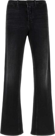 Gucci Black Flared Mid Rise Jeans