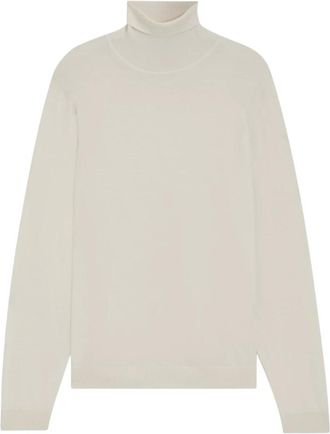 HUGO BOSS Coltruien - Heren - Coltruien - Wit - M - Truien & Vesten