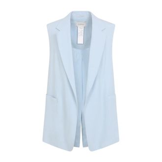 Sportmax Sportmax, Vests, female, Blue, Size: 2XS Maggio Gilet
