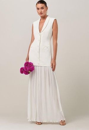 Willa Trina Maxi Dress in Off White at Nordstrom, Size 14