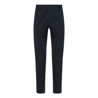 Incotex Chinos, male, Blue, 2XL, Navy blue stretch-cotton chinos