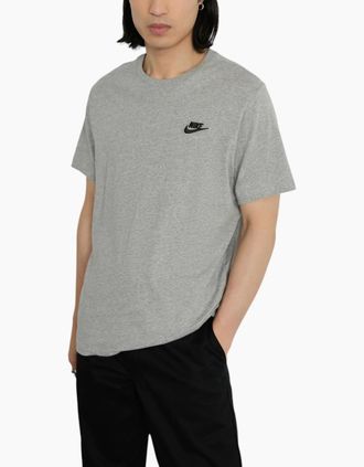 Nike Mens Nike AR4997 Mens Club T Shirts Cotton - Grey - Size: 36