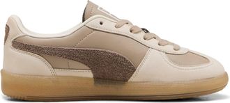 Puma Sneaker PUMA PALERMO ELEVATED WNS, Damen, Gr. 37,5, ice coffee, chocolate chip, Leder, unifarben, Schuhe Sneaker