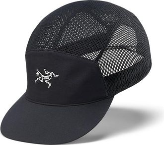 Arc'teryx Norvan Mesh 5 Panel Cap Caps Black/Arctic Silk : SM/MD, Polyester