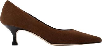 Parall&egrave;le Roma Pump - Dames - Pumps - Bruin - 38 1/2 EU - Leer - Schoenen