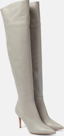 Gianvito Rossi Jules leather over-the-knee boots