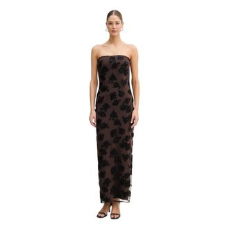 Rotate Mujer, Vestidos, Marr&oacute;n, Talla: M