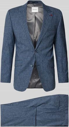 Roy Robson Slim Fit Anzug mit 2-Knopf-Sakko in Marine, Gr&ouml;&szlig;e 52