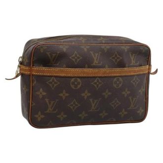 Louis Vuitton Tweedehands Canvas Louis Vuitton tassen - Dames - Pre-owned - Bruin - Maat: ONE Size
