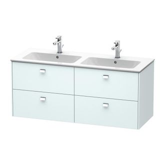 Duravit Mueble Bajo Lavabo Brioso 553x1290x479mm Garra Cromada Azul Celeste Mate
