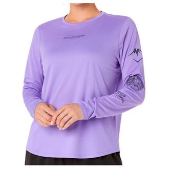 Asics Fujitrail Logo L/S Top Laufshirt f&uuml;r Damen | lila