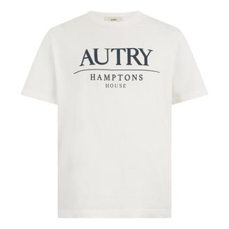 Autry T-Shirts, male, White, Size: L Cotton T-shirt