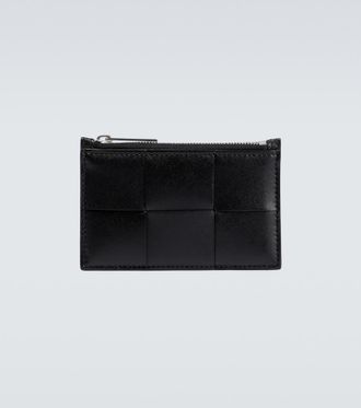 Bottega Veneta Intreccio leather card case