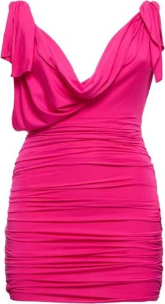 The Attico Dames, Jurken, Roze, Maat: S Jersey