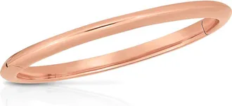 Roberto Coin 18K Gold Bangle in Rose Gold at Nordstrom, Size 7