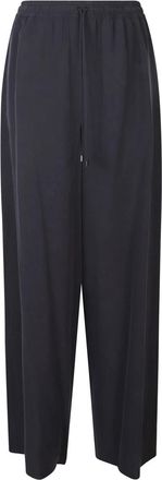 Max Mara Dames, Broeken, Blauw, Maat: 2XS Zijde