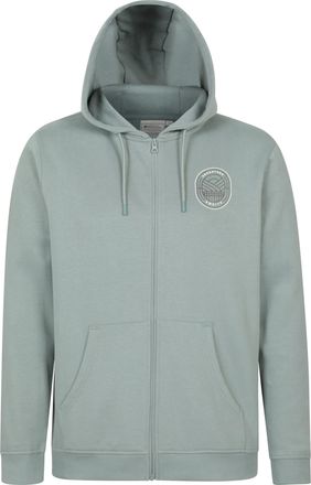 Mountain Warehouse Heren Avontuur Wacht Volledige Rits Hoodie (Groen)