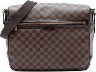 Louis Vuitton Borsa a tracolla Spencer in tela Damier Eb&egrave;ne 2008 - Marrone